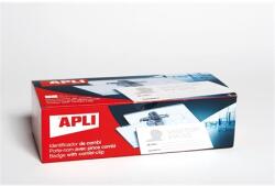 APLI Névkitűző APLI biztosítótűvel és csíptetővel 90x56 mm 25db/csomag (11746)