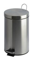 VEPA BINS Szemetes, fém, pedálos 20 literes, VEPA BINS, króm (VB222220)