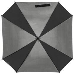 Esernyő automata, egyenes alumínium nyél, 89x89x83cm, szürke/fekete
