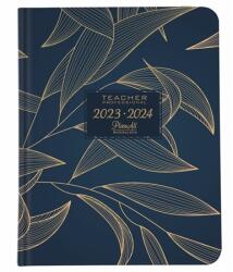 Lizzy Card Tanári zsebkönyv B/5 2023-2024 LIZZY keményfedeles PlanAll Teach Blue Gold (23080999)