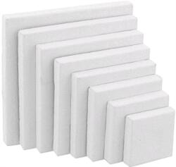  Feszített vászon készlet 6, 5x10x1, 8cm 4 db/csomag fakeretes