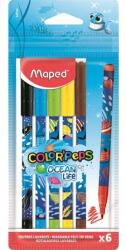 Maped Filc készlet 6db-os MAPED Color Peps Ocean LIFE 2 mm, kimosható (845700)