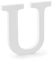  Fa betűk fehér, U 11cm, db-os