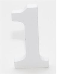  Fa számok fehér, 1-es 11cm, db-os