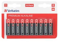 Verbatim Elem AA ceruza 10 db VERBATIM alkáli Premium (49875)