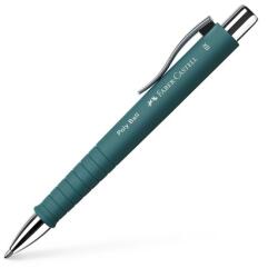 Faber-Castell Golyóstoll Faber-Castell Poly Ball smaragdzöld színű test, írásszín kék, vonalvastagság: XB