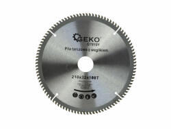 GEKO Vídia betétes körfűrésztárcsa alumíniumhoz 210mmx100Tx32mm + adapterek (G78101)