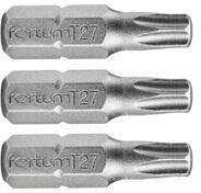 Fortum behajtóhegy TORX, 3 db, S2 acél; T 45×25mm, bliszteren (4741445) - aszivattyus