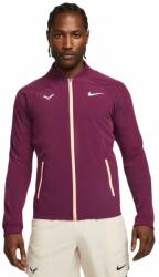 Nike Férfi tenisz pulóver Nike Court Dri-Fit Rafa Jacket - bordeaux/ice peach/white