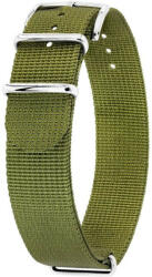 Hirsch Rush Recycle NATO óraszíj, zöld, 22 mm - orabox