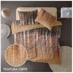  Lenjerie pat 2 persoane bumbac creponat STARDUST V1 - Honey Peach Lenjerie de pat