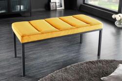 LuxD Design ülőpad Bailey 80 cm mustársárga kordbársony