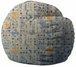 Pufrelax Барбарон 400л. Matusalem, Azulejo, Перящ се калъф, Подходящ за деца, Пълнеж с микс от мемори пяна и дунапрен, принт