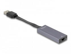 Delock A-típusú USB adapter 2, 5 Gigabit LAN vékony (66247) - dstore