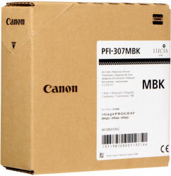 Cartus Matte Black Pfi-307mbk, 9810b001aa, 330ml Original Canon Ipf 830