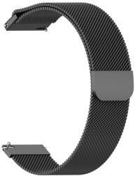 Matrix Curea Ceas Smartwatch 20mm Pentru Samsung Galaxy Watch 4/5/Active 2, Huawei Watch GT 3 (42mm), GT 3 Pro (43mm), Matrix, Negru (MW9XN)