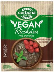 Cerbona Terci de orez vegan cu ciocolată și zmeură Cerbona, fără gluten, fără lactoză - 45 g (CWSCE952704145E)