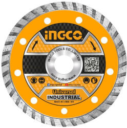INGCO Disc diamantat de taiere continuu, Universal, TURBO, 115mm, 125mm, 230mm (DMD031152) - dauto