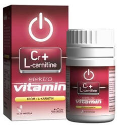 Vita Crystal E-lit Vitamin - Króm + L-carnitine kapszula - 60db - vitaminbolt