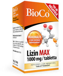  BioCo Lizin MAX 1000 mg tabletta MEGAPACK - 100db