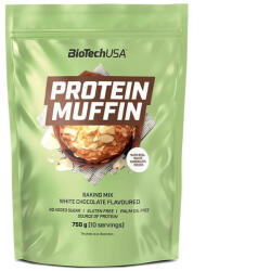 BioTechUSA Protein Muffin alappor fehércsokoládé ízű - 750g - vitaminbolt