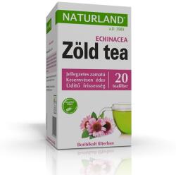 Naturland Zöld tea echinaceával - 20 filter - vitaminbolt