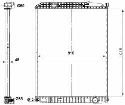 NRF 58260 Radiator, racire motor