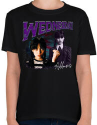 printfashion #Wednesday_Addams - Gyerek póló - Fekete (14146050)