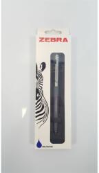 Zebra 901 golyóstoll, nyomógombos, 0.7mm, dobozban, szürke test, írásszín kék (83741)