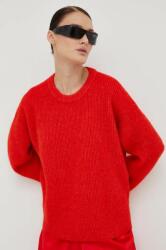 Gestuz gyapjú pulóver női, piros - piros S