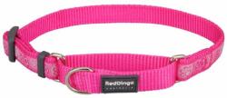 Red Dingo Martingale Paw Impressions nyakörv L hot pink