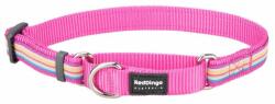 Red Dingo Martingale Horizontal Stripes nyakörv M hot pink