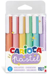 CARIOCA Szövegkiemelő 4,5 mm 6db pasztell szín (43033)