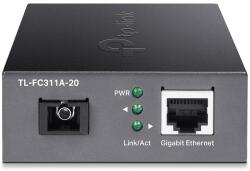 Tp-Link Media Convertor WDM, 1x LAN Gigabit, Auto-MDI/MDIX, Distanta 20Km, Gigabit, TL-FC311A-20 (TL-FC311A-20)