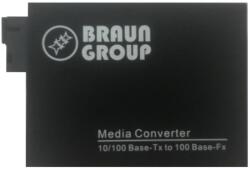 Braun group Media Convertor 10/100 SM-1, RJ45, XTR101B-1550-25 (XTR101B-1550-25)