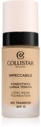 Collistar Impeccabile Long Wear Foundation machiaj persistent SPF 15 2R Rosy Beige 30 ml