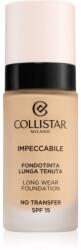 Collistar Impeccabile Long Wear Foundation machiaj persistent SPF 15 1R Rosy Avory 30 ml