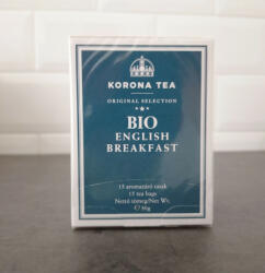 Mecsek Tea Korona BIO english Breakfast tea, 15x2g teafilter