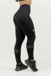 NEBBIA Női formáló push-up leggings INTENSE Heart-Shaped 843 - FEKETE/ARANY (XS) - NEBBIA