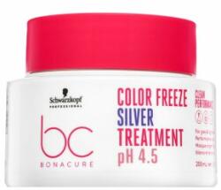 Schwarzkopf BC Bonacure Color Freeze Silver Treatment pH 4.5 Clean Performance mască pentru păr blond platinat si grizonat 200 ml