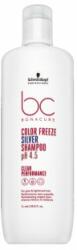 Schwarzkopf BC Bonacure Color Freeze Silver Shampoo pH 4.5 Clean Performance șampon nuanțator pentru păr blond platinat si grizonat 1000 ml - brasty