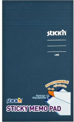 STICK N Stick' N 190, 5x114mm 50 lap/tömb vonalazott pasztell sárga öntapadó jegyzetfüzet (21850)