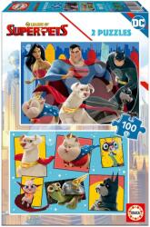 Educa Puzzle DC League of Superpets Educa 2x100 darabos 4 évtől (19484)