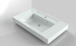 RIHO Bologna 100x48 cm centrális öntött márványmosdó W014008005 (W014008005)