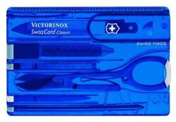 Victorinox Bicska szett VICTORINOX Classic SwissCard svájci, 7 részes, 8, 25 x 0, 45 x 5, 45cm, kék