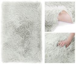 Covor din blana sintetica Culoare gri, DOKKA SHAGGY Dimensiune: 50 x 150 cm