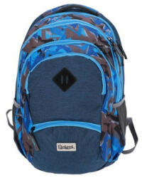 Rucksack 23R107R-03 kék mintás hátizsák