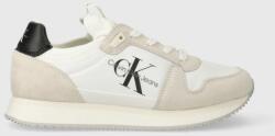 Calvin Klein sportcipő YW0YW00840 RUNNER SOCK LACEUP NY-LTH W fehér, YW0YW00840 - fehér Női 41