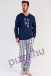 Vienetta Extra méretű hosszúnadrágos férfi pizsama (FPI5370 1XL)