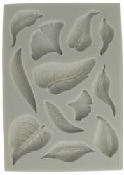  Szilikon nyomóforma A6 - Levelek - kosarbolt